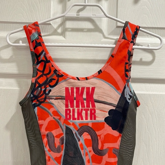 RARE Gymshark x Nikki B Printed Plunge Bodysuit - Picture 7 of 16
